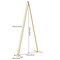 8FT Triangle Wedding Arch Backdrop Stand Metal Balloon Frame Wreath Party Decor